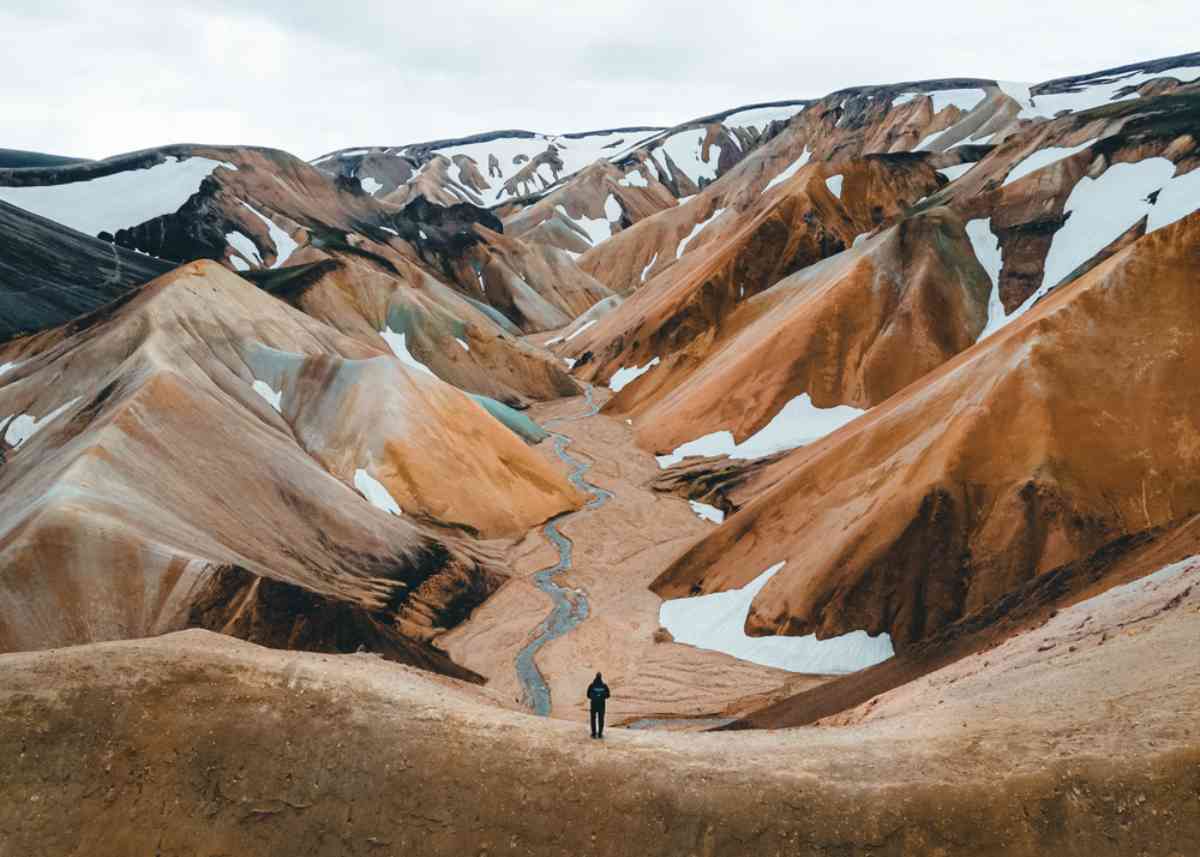 Breathtaking View of Iceland’s Vibrant Mountains and Valleys – A Solo Traveler's Perspective