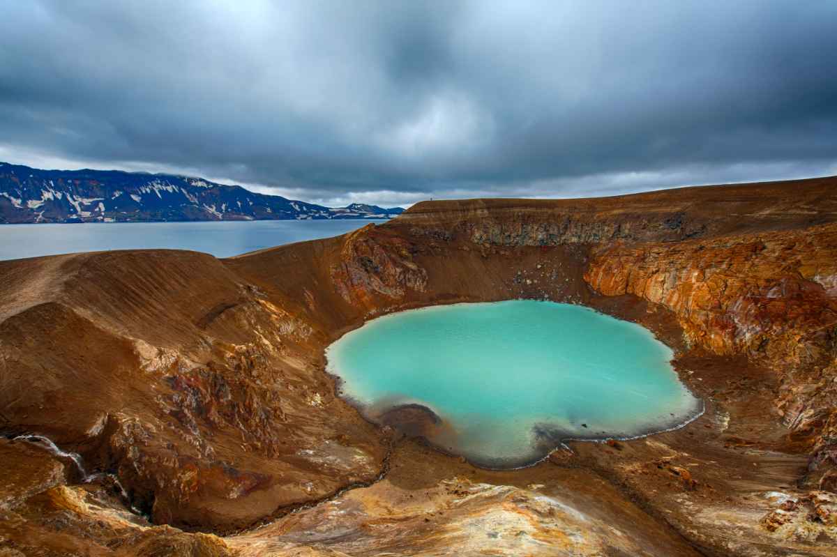 Askja Caldera in Iceland