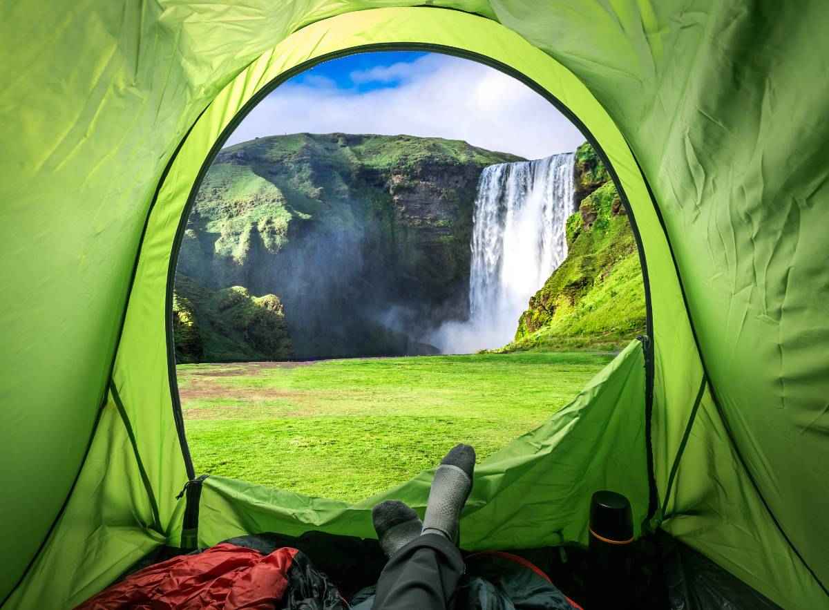 Camping in Iceland 
