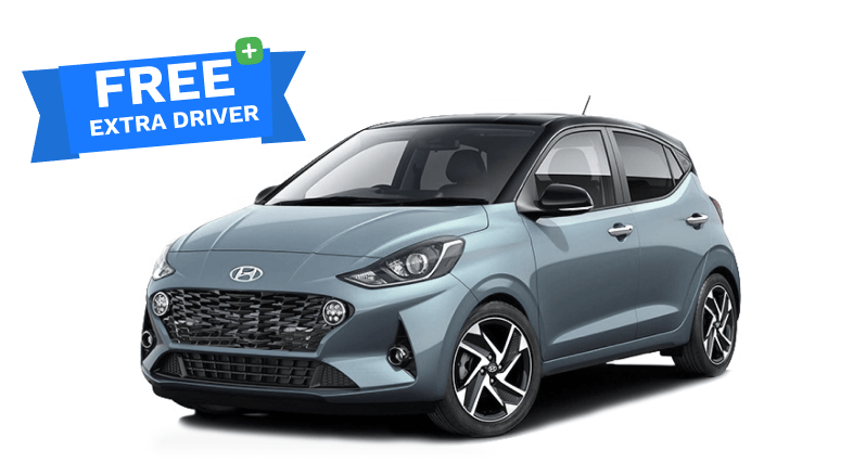 Hyundai i10 rental in Iceland