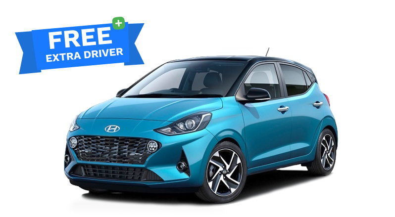 Hyundai i10 rental in Iceland